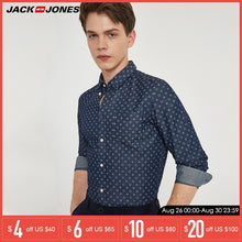Load image into Gallery viewer, JACKJONES Brand  Men HOT Casual shirts Male slim shirts regular cotton 100%  Male tops| 216105034